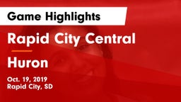 Rapid City Central  vs Huron  Game Highlights - Oct. 19, 2019
