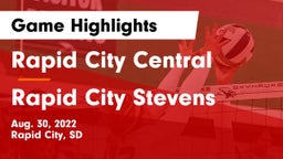 Rapid City Central  vs Rapid City Stevens  Game Highlights - Aug. 30, 2022