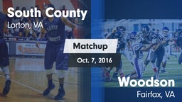 Matchup: South County High vs. Woodson  2016