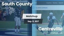 Matchup: South County High vs. Centreville  2017