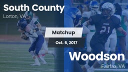 Matchup: South County High vs. Woodson  2017