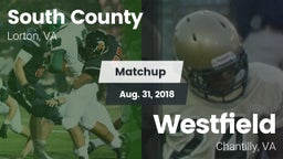 Matchup: South County High vs. Westfield  2018