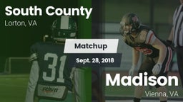 Matchup: South County High vs. Madison  2018