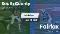 Matchup: South County High vs. Fairfax  2018