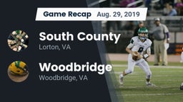 Recap: South County  vs. Woodbridge  2019