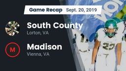 Recap: South County  vs. Madison  2019