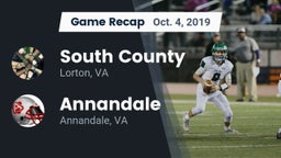 Recap: South County  vs. Annandale  2019