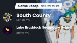 Recap: South County  vs. Lake Braddock Secondary School 2019