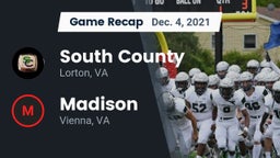 Recap: South County  vs. Madison  2021