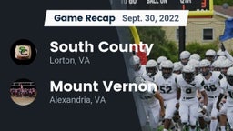 Recap: South County  vs. Mount Vernon   2022