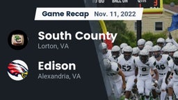 Recap: South County  vs. Edison  2022