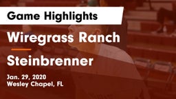 Wiregrass Ranch  vs Steinbrenner  Game Highlights - Jan. 29, 2020