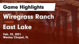 Wiregrass Ranch  vs East Lake  Game Highlights - Feb. 23, 2021