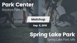 Matchup: Park Center High vs. Spring Lake Park  2016