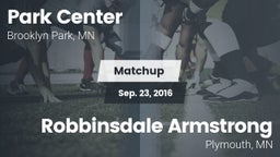 Matchup: Park Center High vs. Robbinsdale Armstrong  2016
