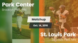 Matchup: Park Center High vs. St. Louis Park  2016