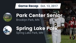 Recap: Park Center Senior  vs. Spring Lake Park  2017