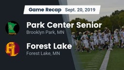 Recap: Park Center Senior  vs. Forest Lake  2019