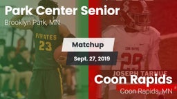 Matchup: Park Center Senior vs. Coon Rapids  2019