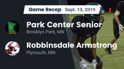 Recap: Park Center Senior  vs. Robbinsdale Armstrong  2019