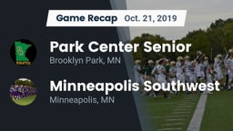 Recap: Park Center Senior  vs. Minneapolis Southwest  2019