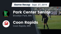 Recap: Park Center Senior  vs. Coon Rapids  2019