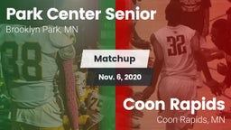 Matchup: Park Center Senior vs. Coon Rapids  2020