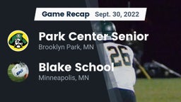 Recap: Park Center Senior  vs. Blake School 2022