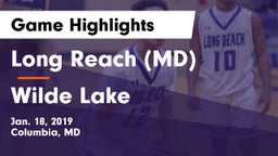 Long Reach  (MD) vs Wilde Lake  Game Highlights - Jan. 18, 2019
