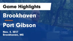 Brookhaven  vs Port Gibson  Game Highlights - Nov. 4, 2017