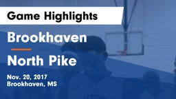 Brookhaven  vs North Pike  Game Highlights - Nov. 20, 2017