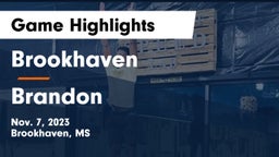 Brookhaven  vs Brandon  Game Highlights - Nov. 7, 2023