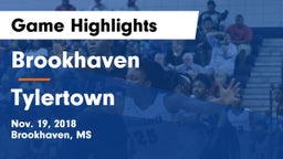 Brookhaven  vs Tylertown  Game Highlights - Nov. 19, 2018