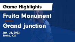 Fruita Monument  vs Grand junction Game Highlights - Jan. 28, 2022