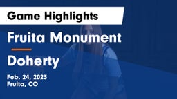 Fruita Monument  vs Doherty  Game Highlights - Feb. 24, 2023