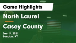 North Laurel  vs Casey County  Game Highlights - Jan. 9, 2021