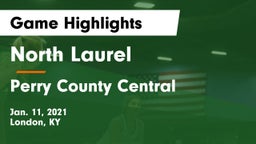North Laurel  vs Perry County Central  Game Highlights - Jan. 11, 2021
