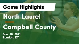 North Laurel  vs Campbell County  Game Highlights - Jan. 30, 2021