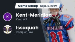 Recap: Kent-Meridian   vs. Issaquah  2019