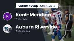 Recap: Kent-Meridian   vs. 	Auburn Riverside  2019