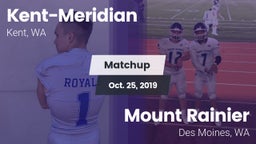 Matchup: Kent-Meridian High vs. Mount Rainier  2019