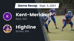 Recap: Kent-Meridian   vs. Highline  2021