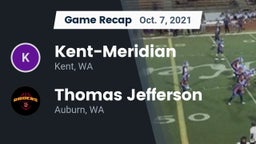 Recap: Kent-Meridian   vs. Thomas Jefferson  2021