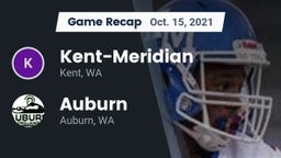 Recap: Kent-Meridian   vs. Auburn  2021