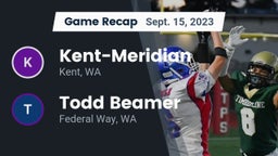 Recap: Kent-Meridian   vs. Todd Beamer  2023