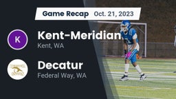 Recap: Kent-Meridian   vs. Decatur  2023