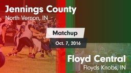 Matchup: Jennings County High vs. Floyd Central  2016
