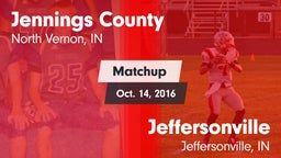 Matchup: Jennings County High vs. Jeffersonville  2016
