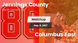 Matchup: Jennings County High vs. Columbus East  2017