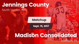Matchup: Jennings County High vs. Madison Consolidated  2017